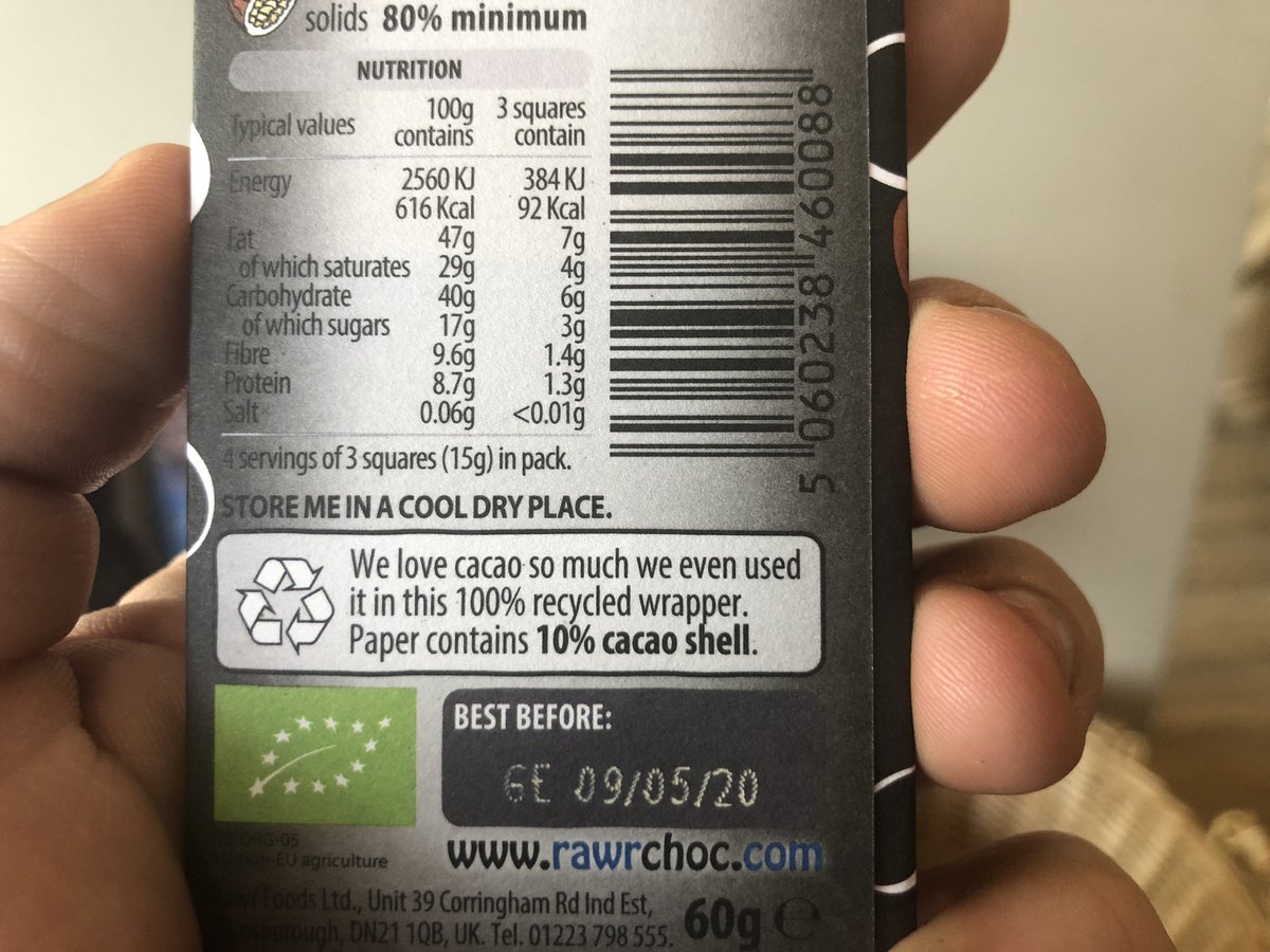 Lovely to have <a href="/rawrchocolate/">Rawr Chocolate</a> back on our shelves. We love how they use natural products in their packaging. #zerowaste #local #radmore #cambridge #rawr #cocoa #plasticfree