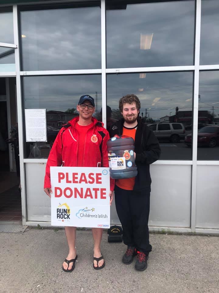 RuntheRockNL's tweet photo. We're in #StephenvilleNL! Please donate when you see us. Help grant wishes. #RunTheRockNL
@Andrew_Parsons1
@ScottReidCPC
@Wakeham2019
@Gudie
@cfsxradio
@western_star
@thegulfnews
@tomrose4Sville https://t.co/x10Yo6gCC1
