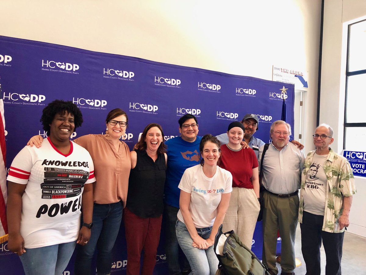 swingtxleft's tweet photo. Met w/@harrisdemocrats yesterday - many great organizers working hard to #takebackallthehouses in 2020! #OrganizingRU ??@swingleft https://t.co/kOOiVCt63S