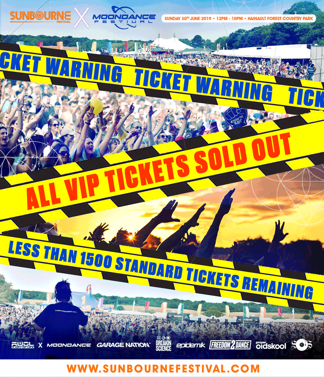 All VIP tickets sold out for Sunbourne x Moondance Festival!

Less than 1500 standard tickets left on sale: sunbournefestival.com