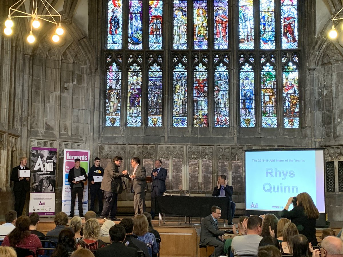 @forwards_glos @GlosCC supported internship ceremony @GlosCathedral what a beautiful venue for a very special afternoon #supportedinternships @educationgovuk #makingadifference #LDWeek2019 #HarryPotter