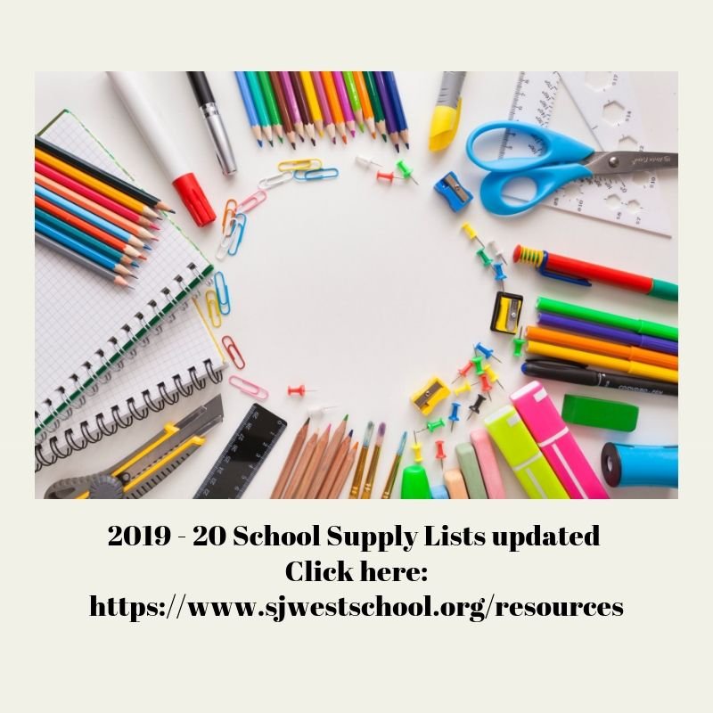 SJSwestminster's tweet image. 2019-2020 School Supply Lists have been updated! 
Click here: sjwestschool.org/resources to access! 

#AOBCatholicSchools #RiseAbove