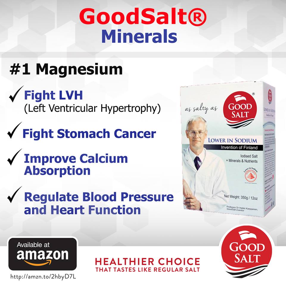 GoodSaltUSA's tweet photo. ***** Review from Buyer - "I am slowly converting to this salt by adding it half and half with my regular salt. It tastes like regular salt to me and it's healthier..this is the way I will go."

GoodSalt, Now Available at AMAZON!
https://t.co/TkiVVzpN4O

#healthiersalt #saltylife https://t.co/DosrdO1Xd7