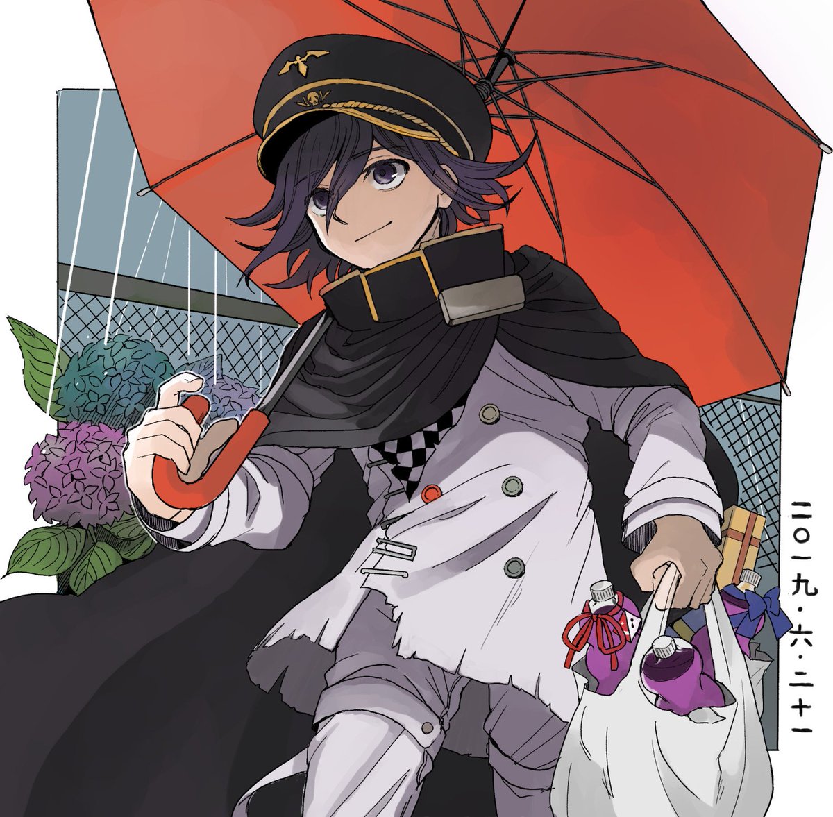 今年も雨かあ 王馬小吉生誕祭19 るかに のイラスト