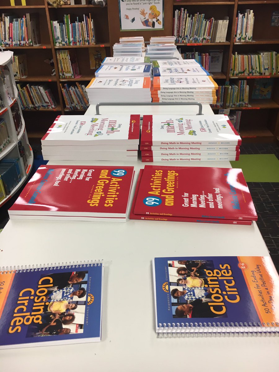 Free book giveaway on our last day of the “Responsive Classroom” workshop! So thankful for all of the new colleagues I’ve connected with and the techniques I can bring back to Bayside! #baysideriseup #ResponsiveVB