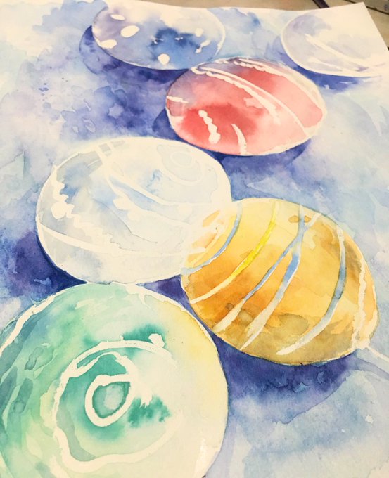 水風船のtwitterイラスト検索結果 古い順