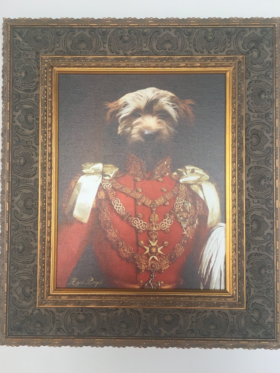 SusanBDesign's tweet image. Check out our newest additions to the Regal Beagle family! Create your own customized framed art with your furry prince or princess today at regalbeagle.net 🐶👑 Truly the best way to honor your pets royal status!