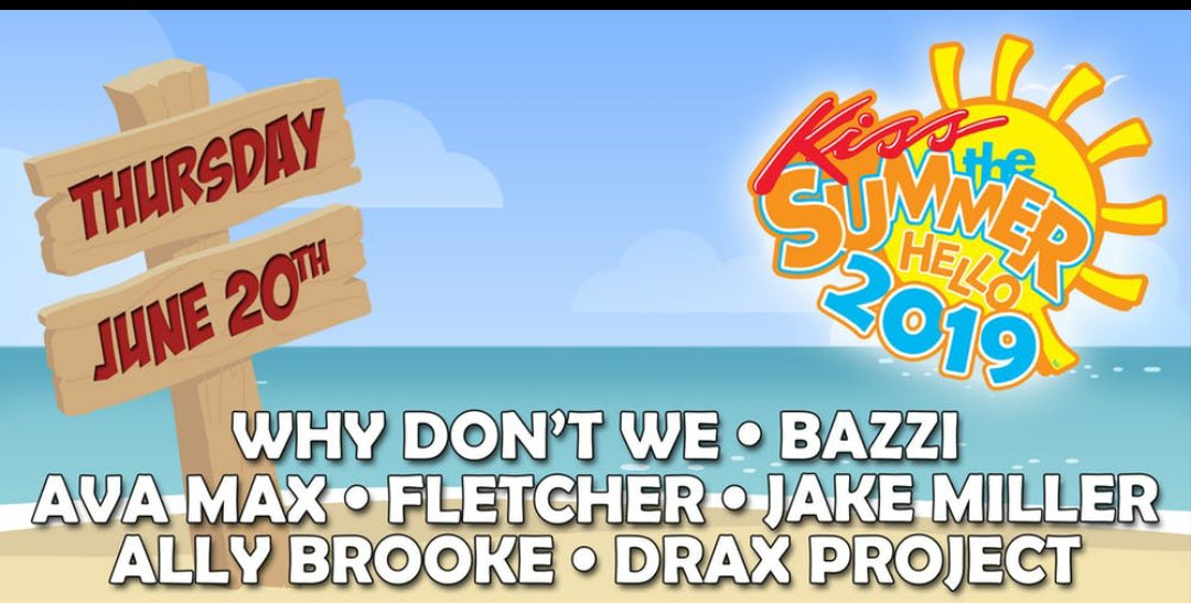 I am so excited for Kiss the summer hello! It's going to be so much fun 🙌🙌 if your going stop and see some of your favorite OL's <a href="/Audrey_Dunn/">Audrey Dunn</a> @emillydimaria