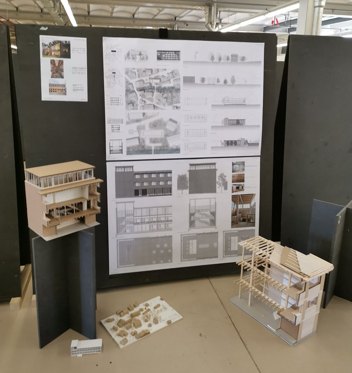 First year of architecture nearly finished. That was hard but great. Some of the projects I made during the year.