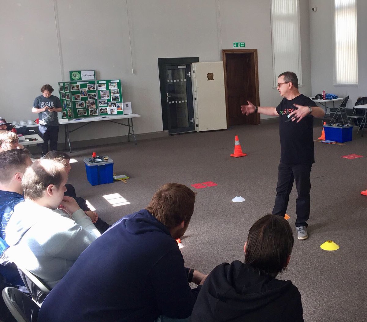 GoConnectWales's tweet photo. Great start to our new ‘Let’s Get Digital’ project where we are supporting young adults improve their skills and boost employability through innovative interventions. Here’s Ray from @Ex_Caelo testing the groups problem solving skills through drone flying https://t.co/IFKGLr4lIB