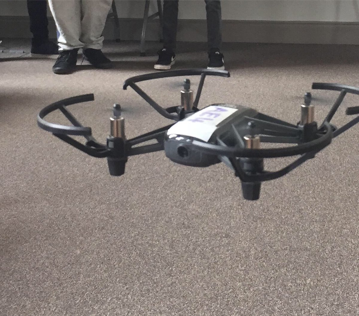GoConnectWales's tweet photo. Great start to our new ‘Let’s Get Digital’ project where we are supporting young adults improve their skills and boost employability through innovative interventions. Here’s Ray from @Ex_Caelo testing the groups problem solving skills through drone flying https://t.co/IFKGLr4lIB