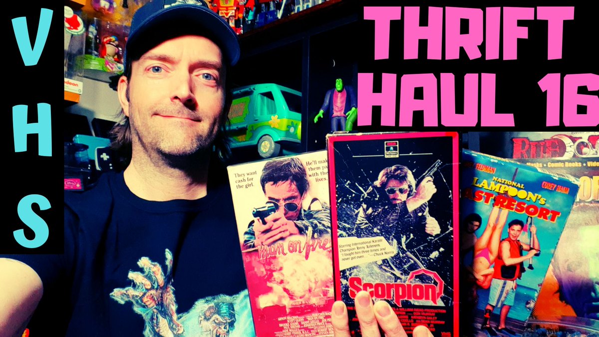 YouTube VHS Thrift Haul #16! Get it! Thanks to all the new Subs! youtu.be/SvD0udTc4dE
.
Please Subscribe to my YouTube channel for Horror Movie Reviews, VHS Thrift Hauls, Blu-ray &amp; VHS Collection Updates!
.
.
#vhsthrift #vhsthrifting #vhshaul #vhshunting #vhshunter #vhsthrift