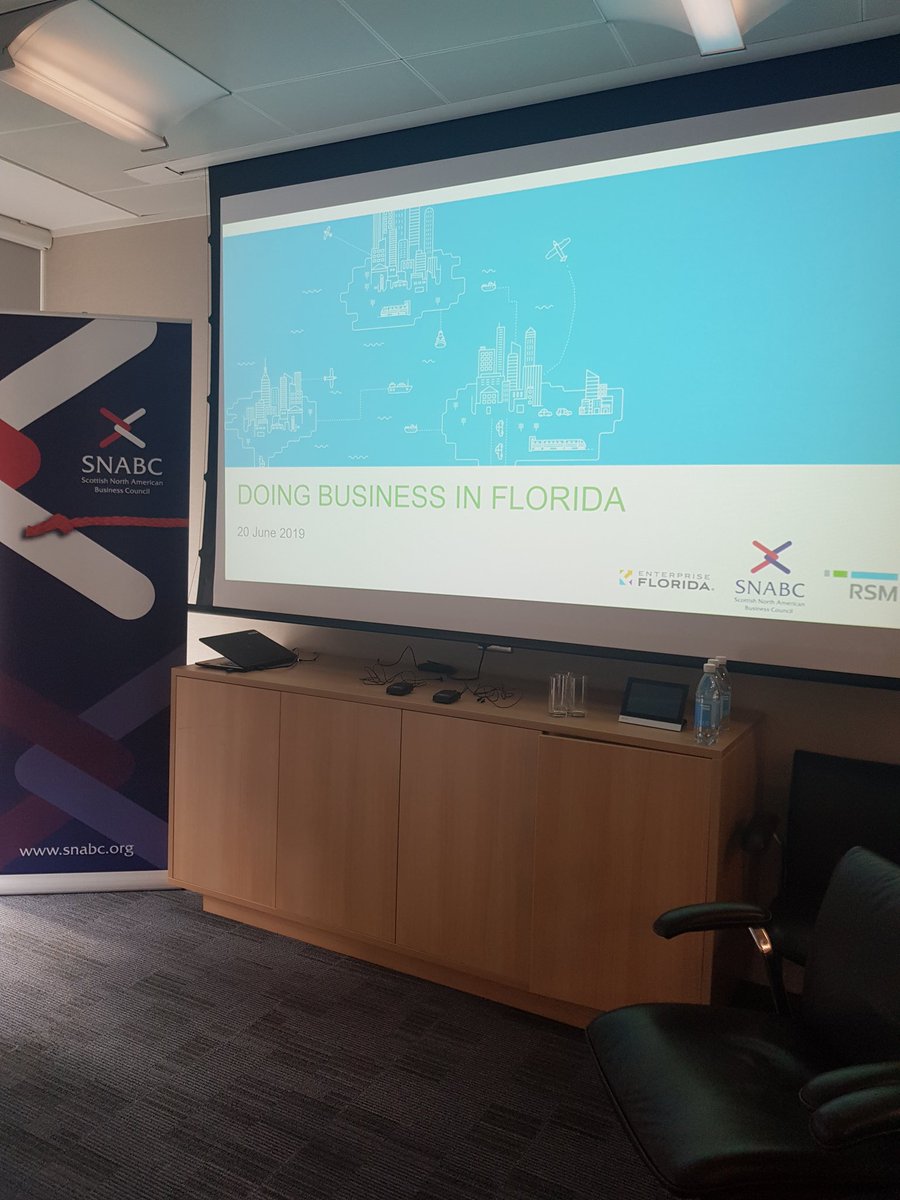 All ready for <a href="/RSMUK/">RSM UK</a> #enterpriseflorida #snabc <a href="/USAinScotland/">U.S. Consulate Edinburgh</a> roundtable on Doing Business in #Florida #ustrade #rsmevents