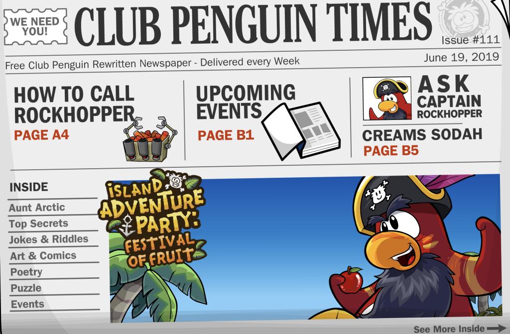 CP Rewritten: Rockhopper's Adventures – Club Penguin Mountains