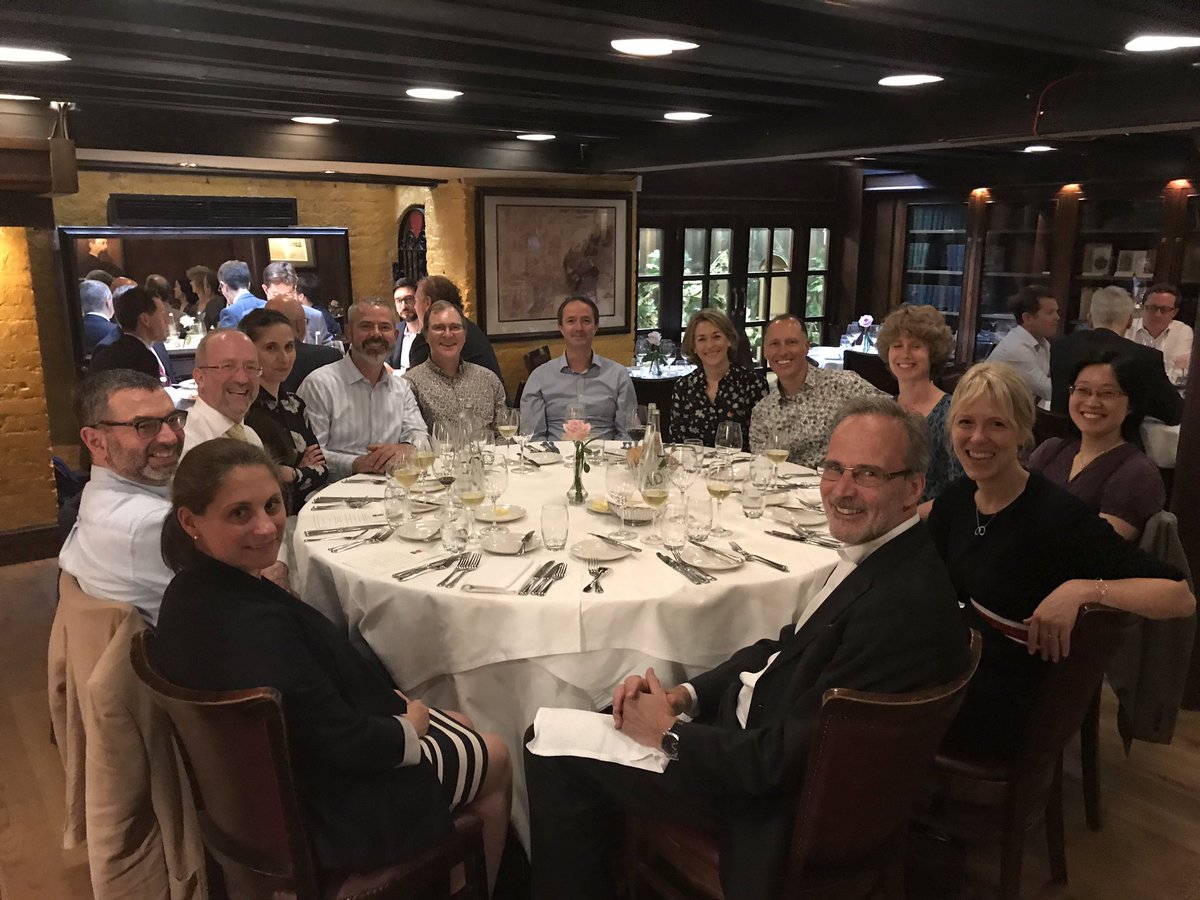 NicolaTilley3's tweet photo. @NCRI_partners #NCRI_CTRad #10yearsCTRad celebratory dinner to end a fabulous day. https://t.co/Y2cEx8XEpB