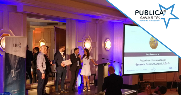 EBPevents's tweet photo. The gold medal in the category Technology goes to @tobius_be and the project 'product- en dienstencatalogus puurs-sint-amands'.
@RTBF is second and @WallonieMobiliT is third. #PUBLICA2019 #EBP https://t.co/SwRsf5ataW