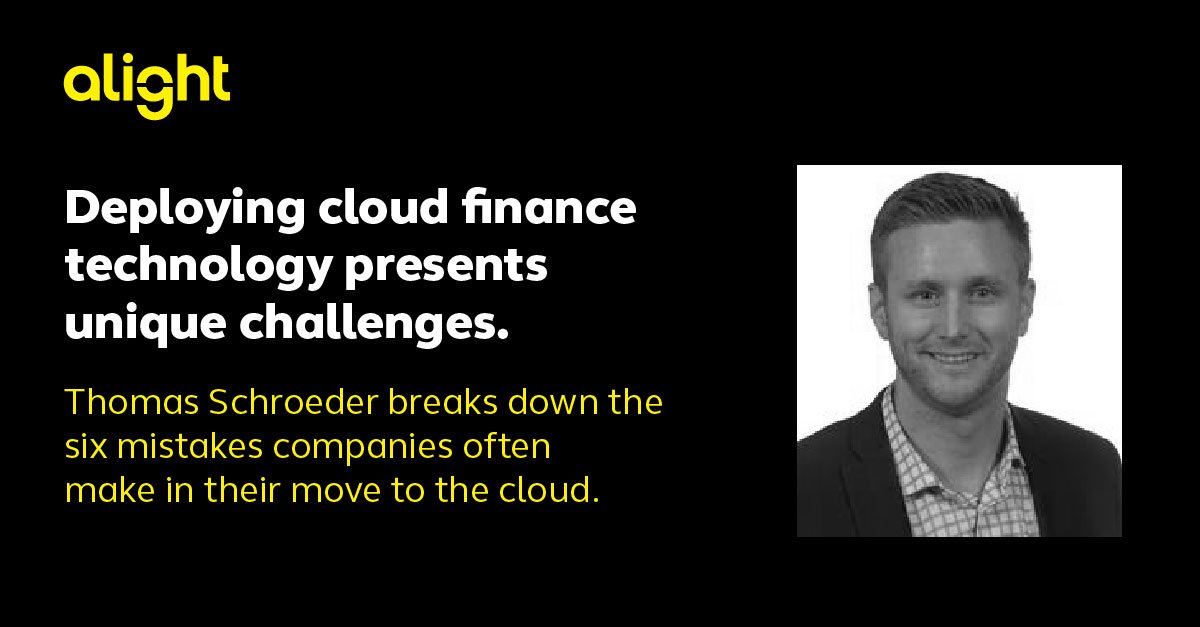 Read our latest article to learn from other company's #cloudfinance technology deployments. alig.ht/2UUtZPh