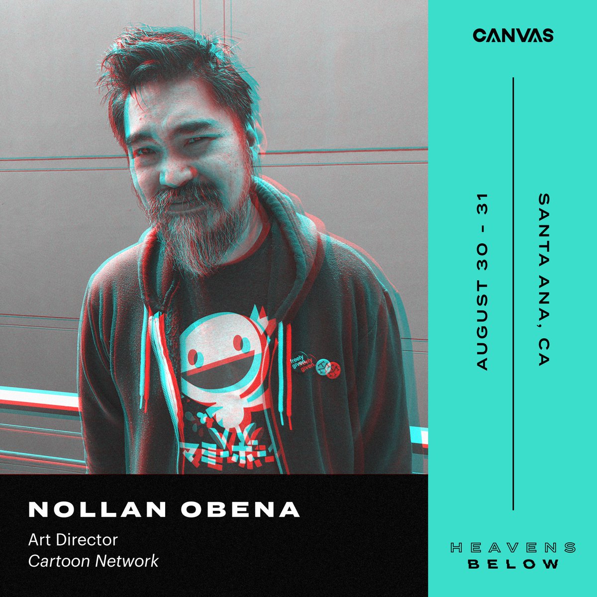 Cartoon Network art director Nollan Obena will be joining us as a speaker at #Canvas2019! Learn about Nollan and the entire Canvas speaker lineup here: buff.ly/31Ikfr9