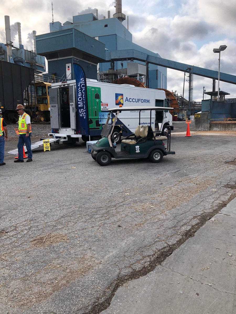Accuform's tweet photo. Our 5S Mobile Showroom is a big hit in North Carolina! Thank you for having us out Valley Solutions. 
Want to book our 5S Van? Visit https://t.co/p48l1p9fAo today! 
#wheresthe5Svan #toolsofthetrade #bookthevan #workplaceorganization https://t.co/NAXzbaV2tM