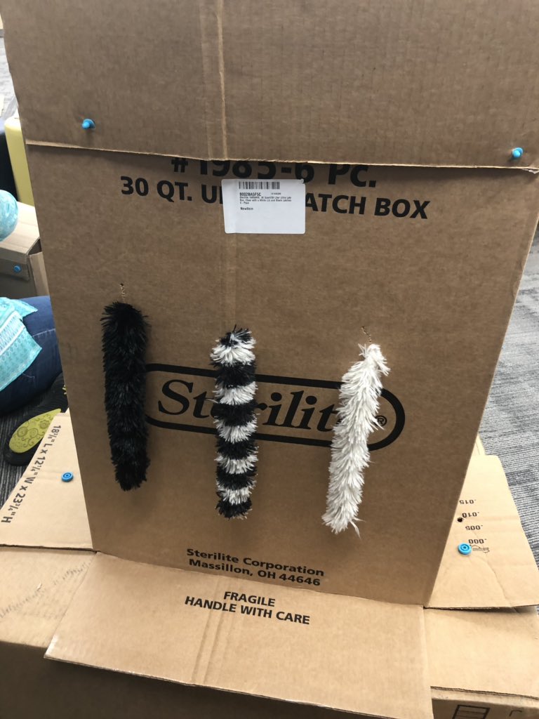KatieButzuOT's tweet photo. Cardboard design! Made a high chair with support and a removable feeding tray! #cmakers #makerssummit #makermovement #adaptivedesign #cardboarddesign https://t.co/P0U4dMJcsY