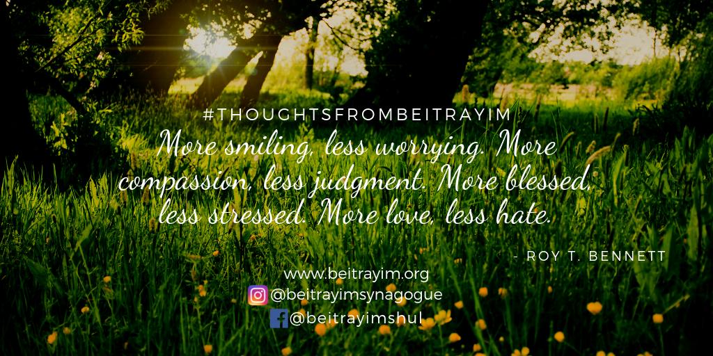 #MondayMotivation #MondayMood #ThoughtsFromBeitRayim #Motivation #MotivationalQuote #Stress #Smile #Love #Hate