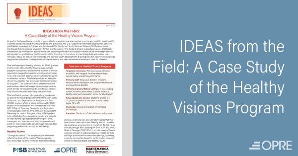 mwevaluation's tweet photo. Our case study, Healthy Visions, a Sexual Risk Avoidance program is now a featured report from the Office of Planning, Research, and Evaluation! Read about our implementation model here: https://t.co/jv8Q4kw8SD #StrengtheningFamilies #Evaluation #YouthEmpowerment https://t.co/jPtJjZOwBa