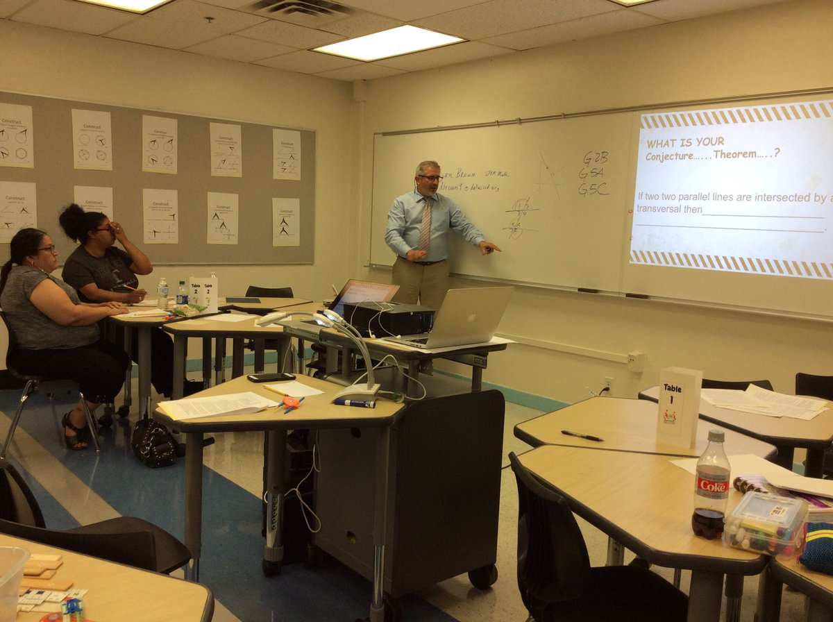 GainsMarika's tweet photo. @disdstemmath
#disdstemmath
Geometry teachers revisit conjectures and constructions. https://t.co/sJb3UzZppV