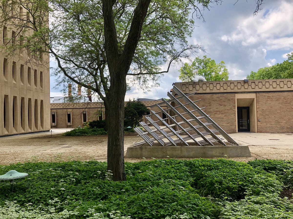 Preston Scott Cohen’s recent addition to the Art & Architecture Building in the background of the last photo