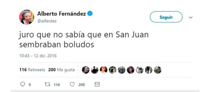 IvanCapagris's tweet image. Y ahí lo tenés "elogiando" a San Juan. #FriendFire