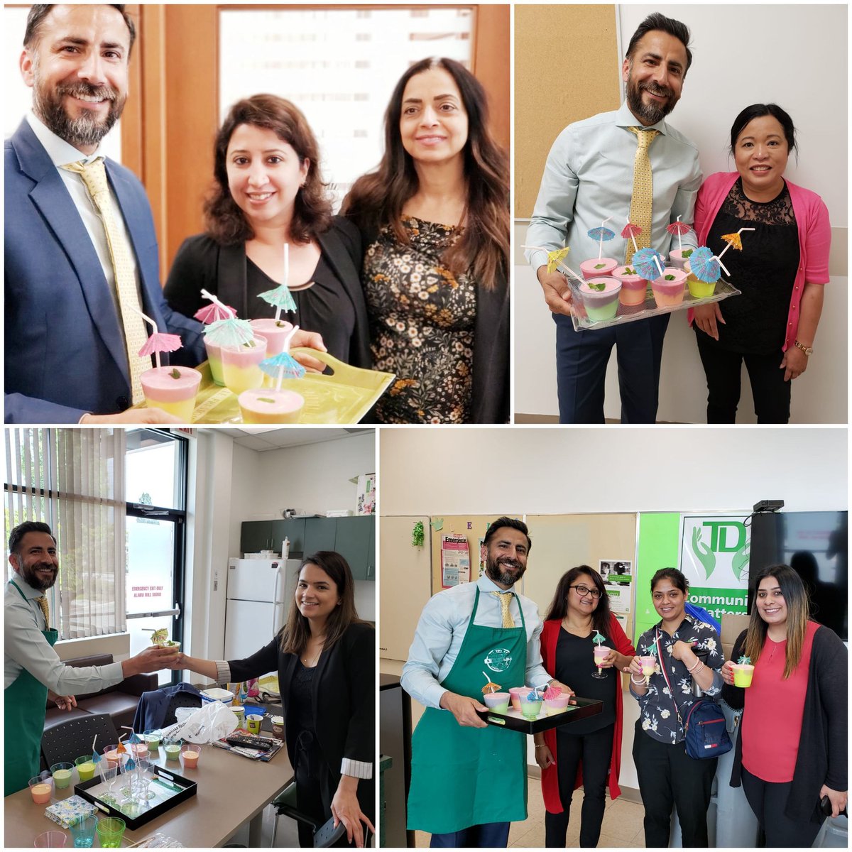 Inhouse Smoothie Bar 🍸🍹 #EmployeeAppreciationWeek When your Branch Manager caters Smoothies to the team. Can't be more pampered. #Thankyou #Gratitude @chahal78 @KiranGrewal_TD @GurjivChahil_TD @AndyCribb_TD