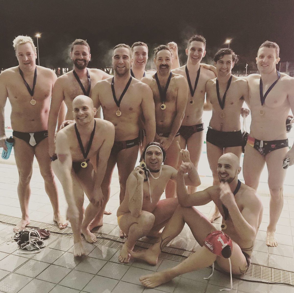 MelbourneSurge's tweet photo. Last night we saw not one but TWO of our teams go into their @VICWaterPolo Winter Comp Finals - congrats to @MelbourneSurge Team Hydra on their SL5 victory! You had the crowd going wild. Speaking of which, thanks to our big cheer squad that turned up! Love your work! https://t.co/2wtf8NeUII