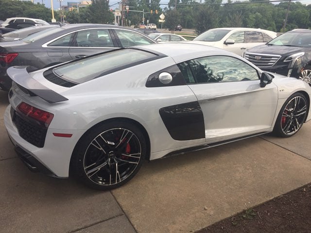 AudiRockville's tweet photo. Finally arrived! 2020 @Audi R8 V10 performance Coupe in Suzuka Gray! You know you want to come in for a closer look!

#audi #AudiR8 #R8 #WantAnR8 #rockvilleaudi #r8performance https://t.co/ZudBYufJp4