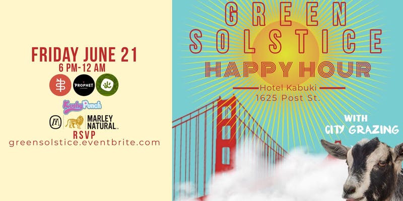 Join us tomorrow starting at 6 PM for a Green Solstice Happy Hour featuring live music, <a href="/CityGrazing/">City Grazing</a> goats, craft cocktails, gifts from <a href="/Surfrider/">Surfrider Foundation</a>, and so much more.  Check out the event details here: spr.ly/6019EqIo7
