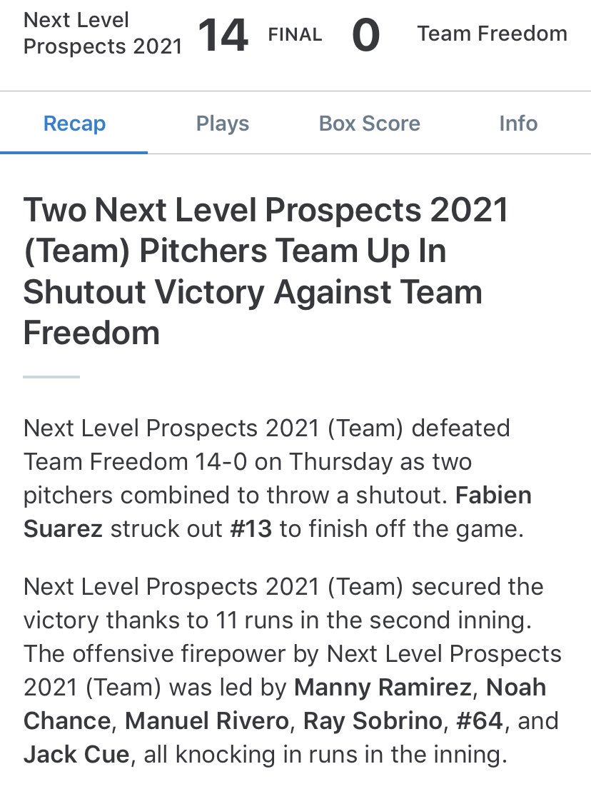 NL_Recruits's tweet image. Next Level 2021 makes noise at the USA Baseball 16U Championship, they take game 1 with a score of 14-0. @usabaseball . #wedevelope #getready #showtime #nextlevel #wtb #uncommitted #juco #naia #d1 #d2 #d3 #college #baseball #players #exposure #teams #showcase #summer #training