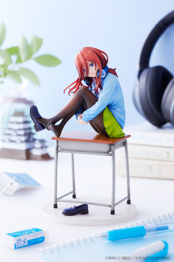 五等分の花嫁』新商品情報①】 1／8スケールフィギュア「中野三玖」が