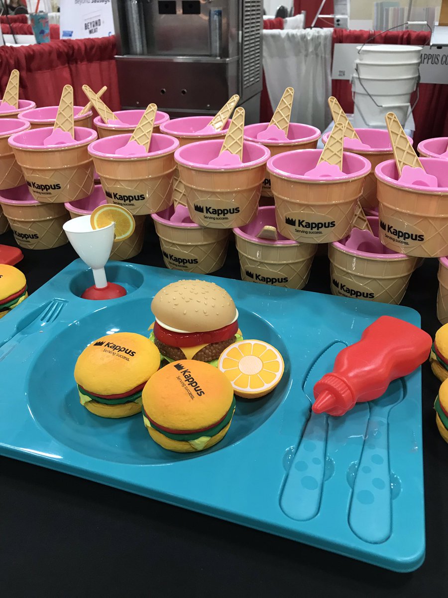 GabNGoPodcast's tweet photo. Spotted at #snaohio19 by @KappusCo. 👀 How C U T E are these?? 😍🍨 @snaohio #schoolnutrition #childnutrition https://t.co/MJSZIevvGR