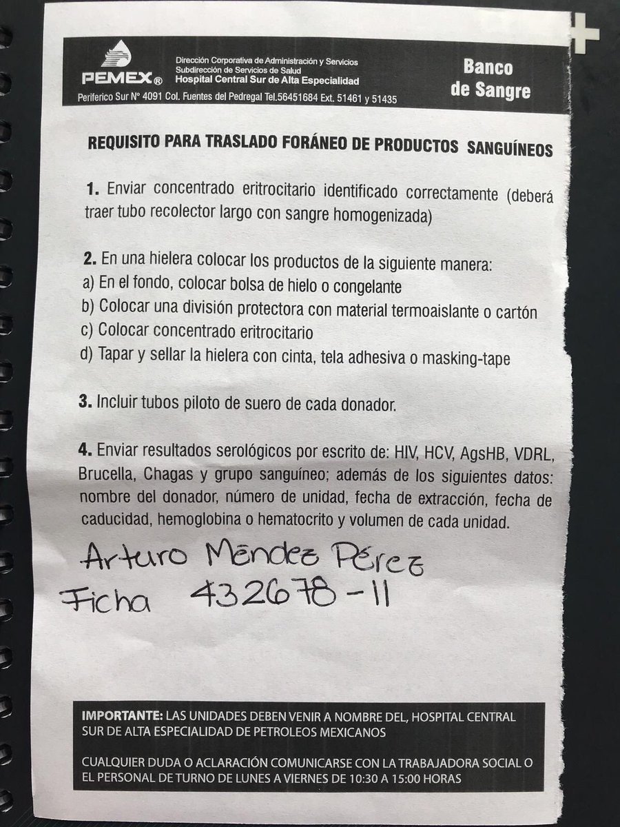 G_a_b_s's tweet photo. @rovmin #Cdmx se necesitan 3 donadores de plaquetas para mañana para El Niño Arturo Méndez Perez. Hospital central sur de alta especialidad. Informes con su mamá @rovmin por favor compartan @donaenvida https://t.co/kz5Ec5lrbx