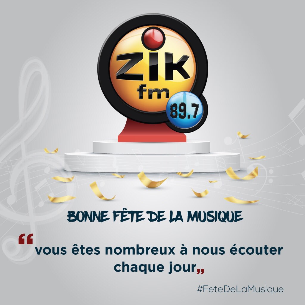 Groupe Dmedia on X: "Zik FM première radio Urbaine de Dakar vous souhaite :  Bonne fête de la musique ! #FêteDeLaMusique #kebetu #Senegal  https://t.co/y9oYMxoKEx" / X