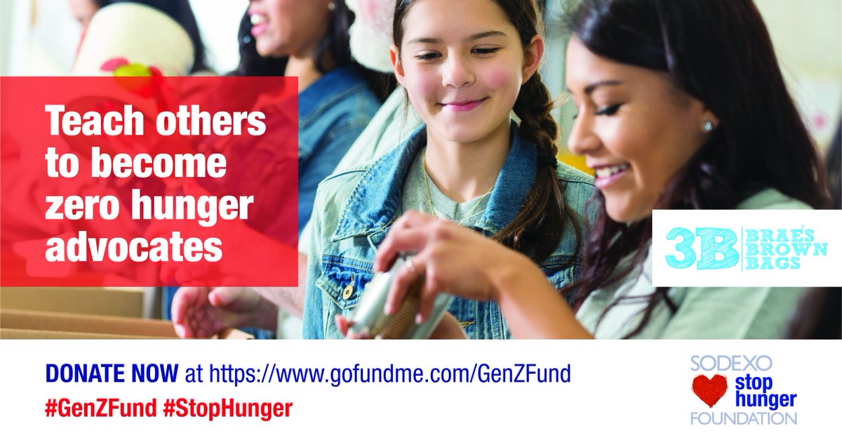 Braeden Mannering started @braesbrownbags not only to feed people today, but to raise awareness of food insecurity and poverty, and empower youth across the nation to become zero hunger advocate. Donate NOW to support their efforts and the #GenZFund! gofundme.com/genzfund