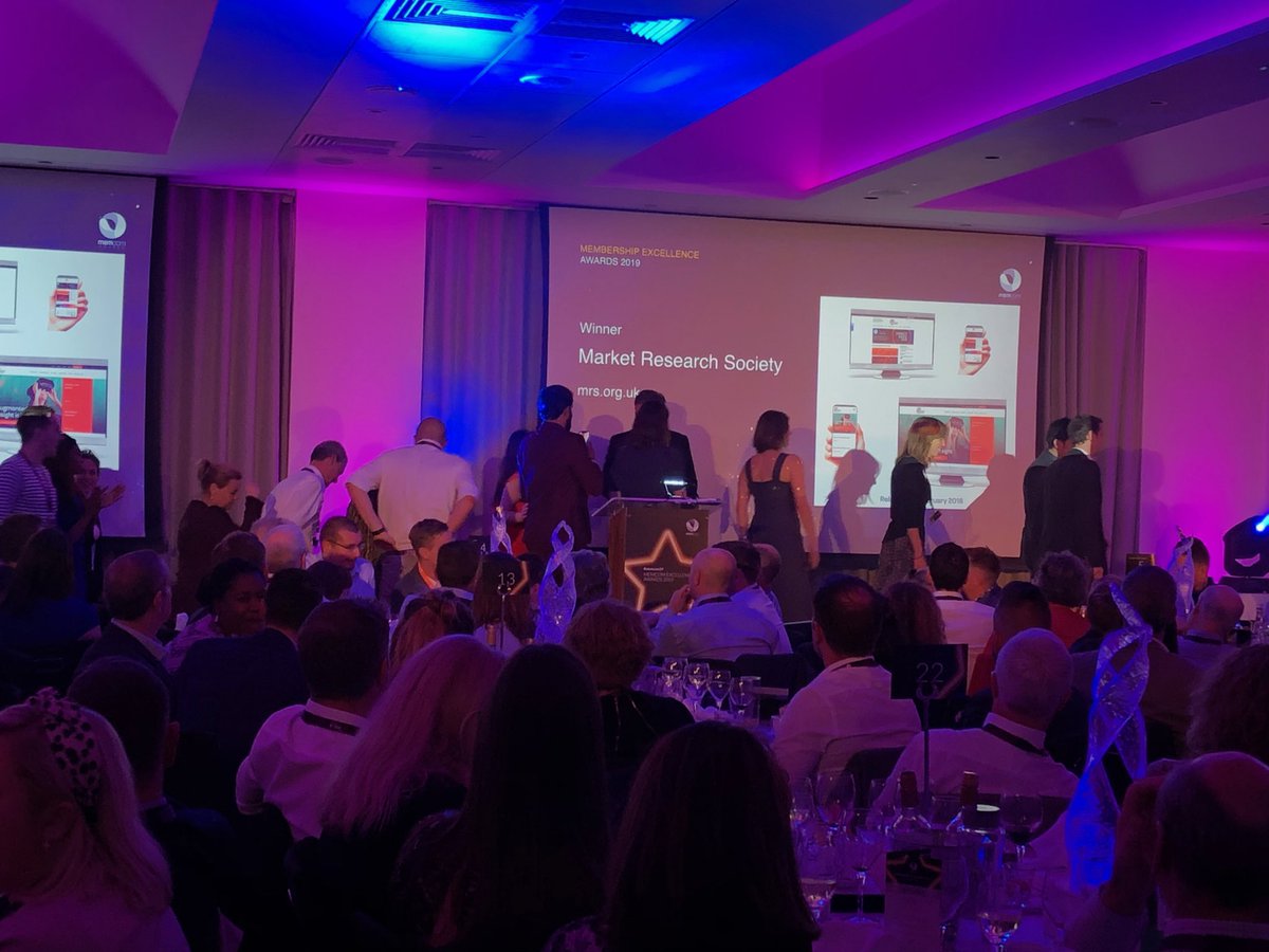 Loving your team spirit Winner Market Research Society <a href="/TweetMRS/">MRS</a> – Congratulations! #memcom19