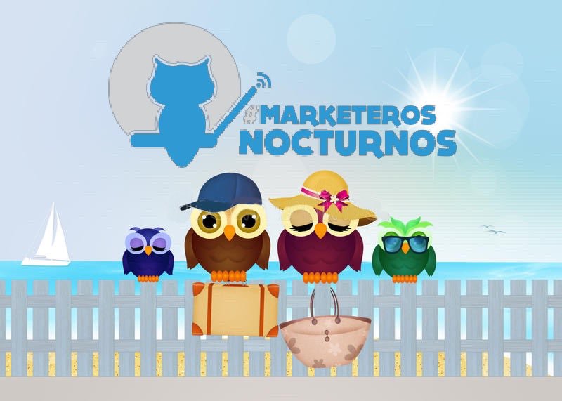 En Julio y Agosto los #Marketerosnocturnos #España nos vamos a la playa, al campo... incluso a trabajar. Nos cogemos un merecido descanso para volver en Septiembre. Feliz verano a tod@s!
