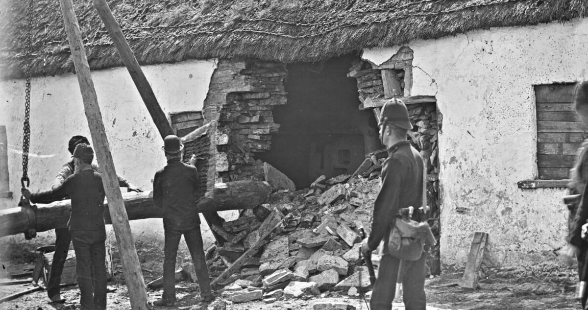 Evictions occurred most frequently in the more remote, poorer regions of the country, where subdivision of holdings had been carried out to its most extreme degree. Regions in the west and south were most affected.
theirishpotatofamine.com