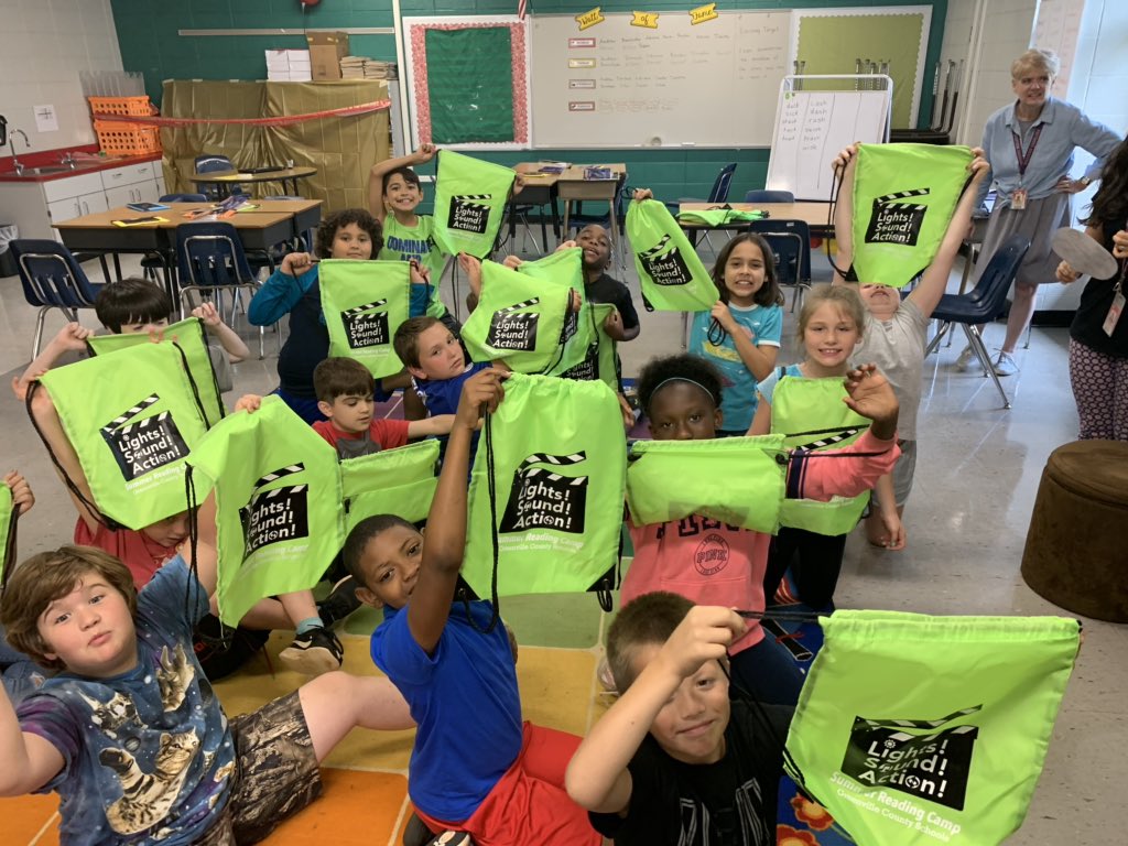 MrE429's tweet photo. Week 1 of @gcschools Summer Reading Camp is in the books. All together our students received 10,368 hours of intensive reading instruction &amp; went home with pretty cool swag to boot. Not bad for a week’s work!!! @CMcDavid_GCSD @fmauney @jmccoygcs @THATAsianIC @josh_rice @msAPG17 https://t.co/tpGMVkgZTE