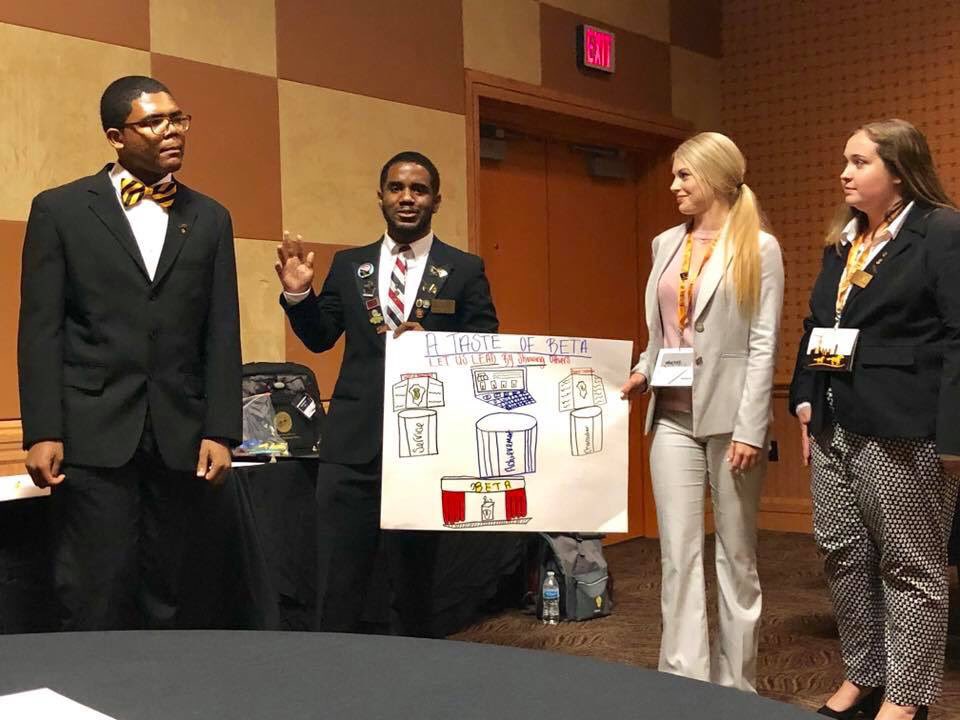 HCSAcctArchive's tweet photo. Chloe Livesay @WestHighBeta @mhhswtrojans interviews for National Beta Representative at #betacon2019 @BuddySmith13 https://t.co/3l5ASMprMN