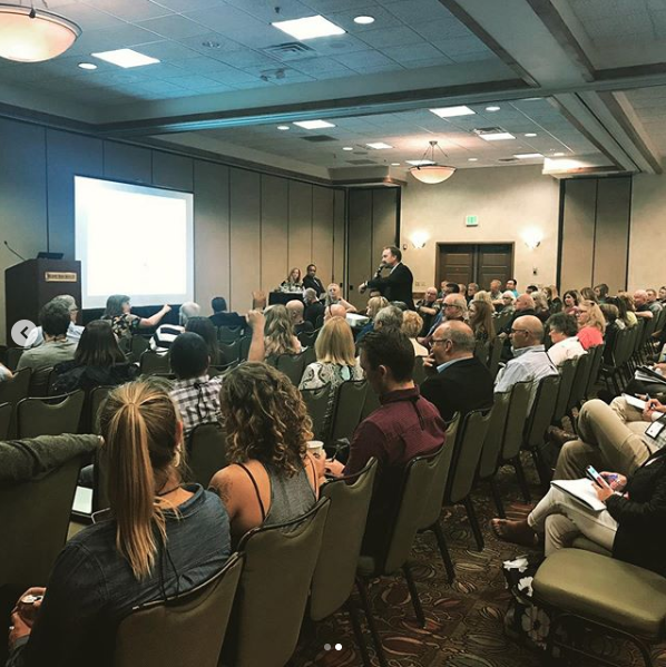 demingpulse's tweet photo. We’re discussing our Rural Colorado workshop series, Demystifying Entrepreneurship, this afternoon at the Colorado Municipal League Annual Conference in #breckenridge #cmlconf #demystifyingentrepreneurship @leedsbiz https://t.co/orOtxgNNzE