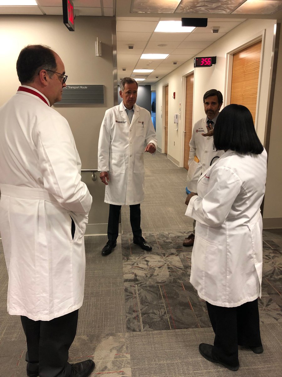 Met so many incredible #doctors and #nurses today on my tour of the <a href="/OSUWexMed/">The Ohio State University Wexner Medical Center</a> ED, <a href="/OSUCCC_James/">The James</a> and the Ross #Heart Hospital. I can’t wait to work more closely with each and every person here who is helping us lead the way in healthcare innovation.
