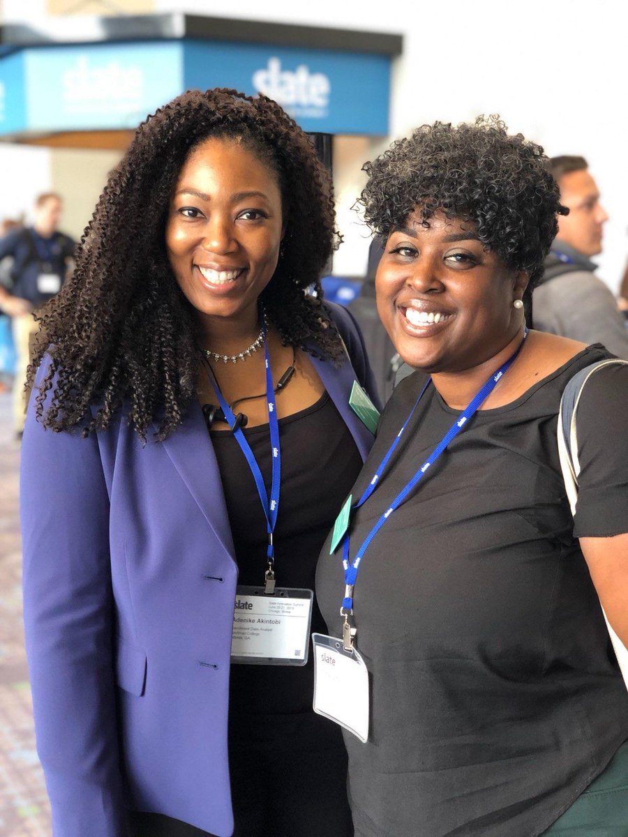 MsAkintobi's tweet photo. Representing Spelman College #SlateSummit #fitstyleyourlife https://t.co/qkpfrYsEjP