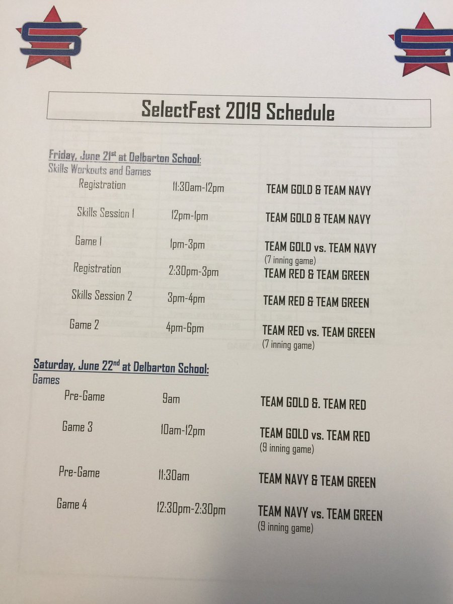 Selectfest's tweet photo. 23rd annual SelectFest Showcase starts tomorrow at Delbarton School @JkroegerJt @PBRNewJersey https://t.co/I93huTD6bo