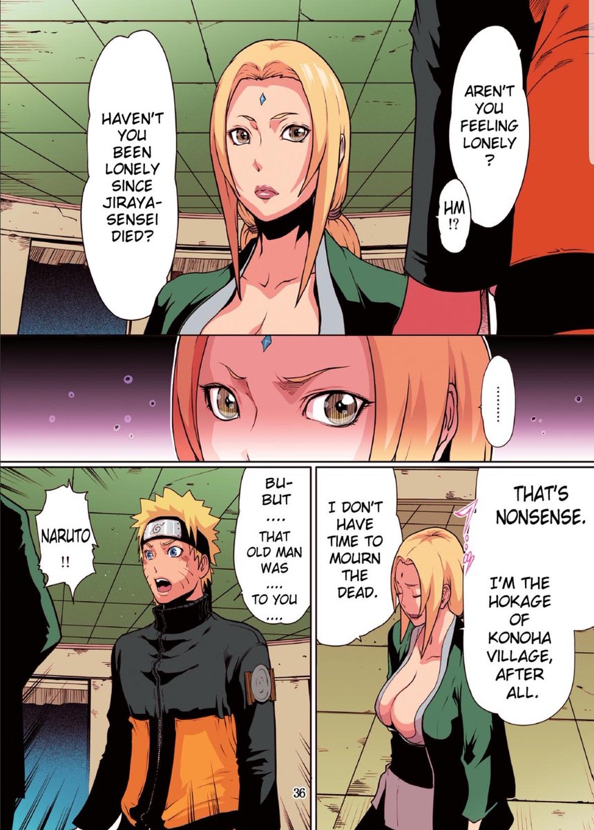 "A-ah, Naruto is so pushy." 