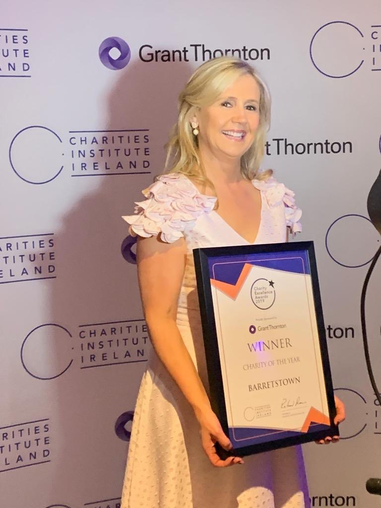 AhearnDee's tweet photo. So proud of team @Barretstown for winning Charity of the Year 2019 at  #CiiAwards2019. It takes a team and what a team ❤ https://t.co/mI49C1F0tq